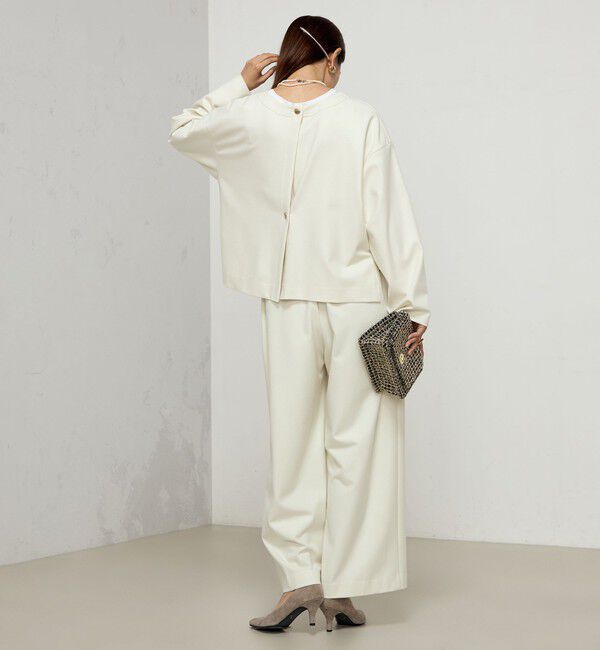 NOLLEY'S「《セットアップ対応》ウォッシャブル両面起毛イージーワイドパンツ」|その他|