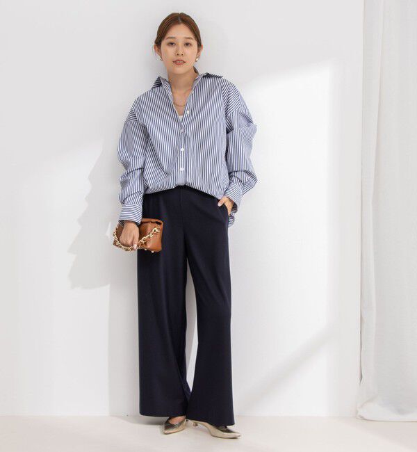 NOLLEY'S「《セットアップ対応》ウォッシャブル両面起毛イージーワイドパンツ」|その他|