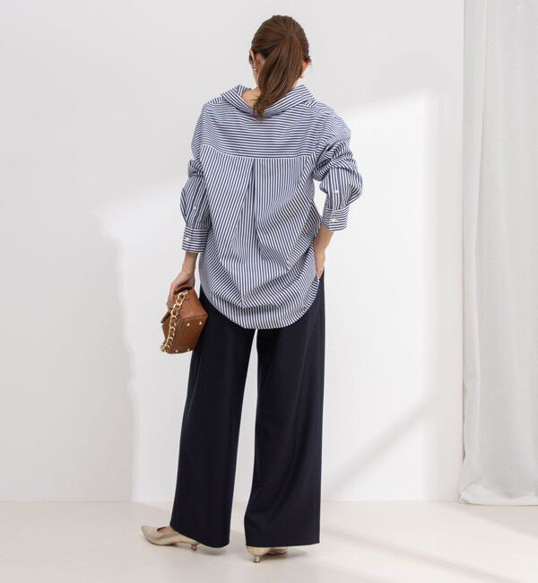 NOLLEY'S「《セットアップ対応》ウォッシャブル両面起毛イージーワイドパンツ」|その他|