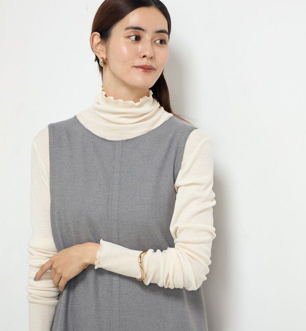 NOLLEY'S「《セットアップ対応》ウォッシャブル両面起毛2WAYワンピース」|ワンピース|