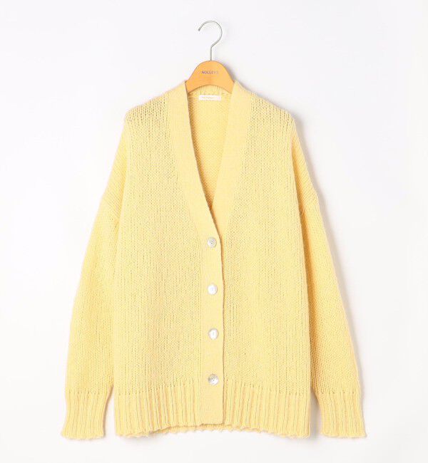 NOLLEY'S「《手洗い可能》アルパカMIX Vネックカーディガン」|カーディガン|