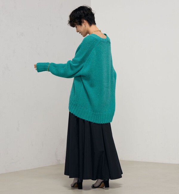 NOLLEY'S「《手洗い可能》アルパカMIX Vネックカーディガン」|カーディガン|