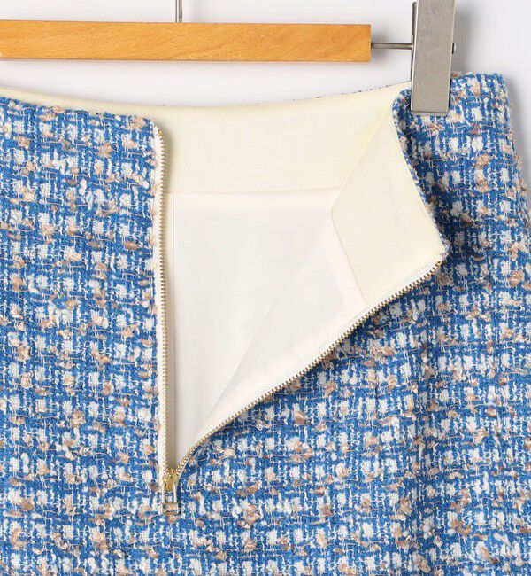 NOLLEY'S「《セットアップ対応》カラーツイードタイトスカート」|タイト|