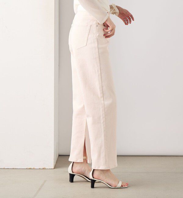 Rie Miller「【RM denim】スリットフレアハイウエストデニム」|デニム|