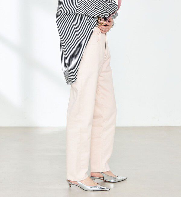 Rie Miller「【RM denim】ハイウエストスリムテーパードデニム」|デニム|