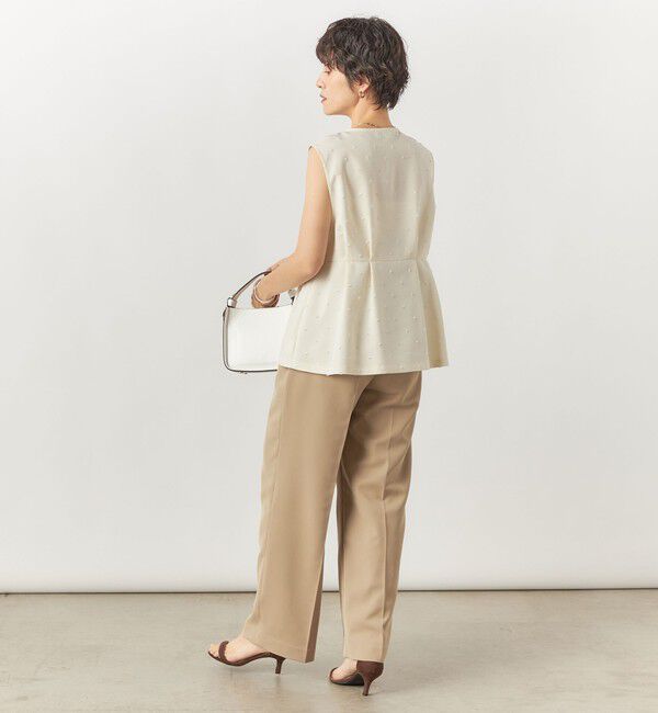 NOLLEY'S「ウォッシャブルクリスピーカルゼワイドパンツ」|その他|