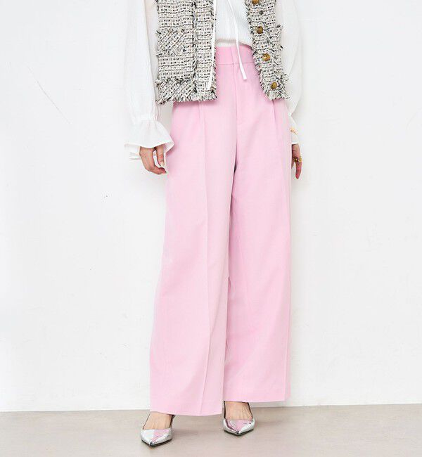 NOLLEY'S「ウォッシャブルクリスピーカルゼワイドパンツ」|その他|