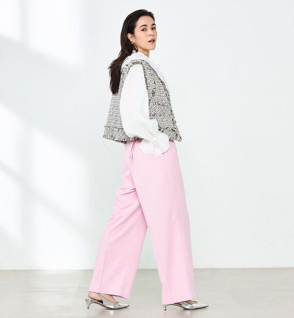 NOLLEY'S「ウォッシャブルクリスピーカルゼワイドパンツ」|その他|