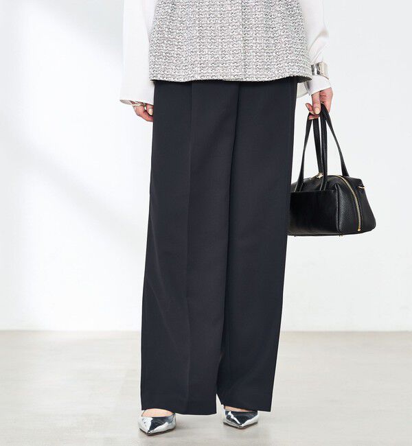 NOLLEY'S「ウォッシャブルクリスピーカルゼワイドパンツ」|その他|