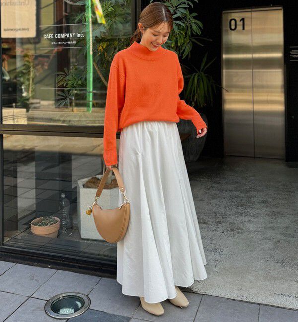 NOLLEY'S「【追加】【WEB＆一部店舗限定色あり】ウォッシャブルヴィンテージタフタマチ入りマキシスカート」|スカート|