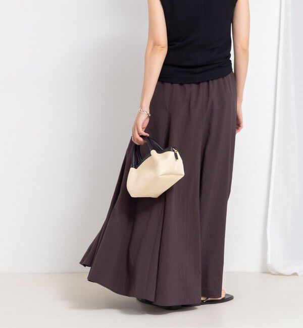 NOLLEY'S「【追加】【WEB＆一部店舗限定色あり】ウォッシャブルヴィンテージタフタマチ入りマキシスカート」|スカート|