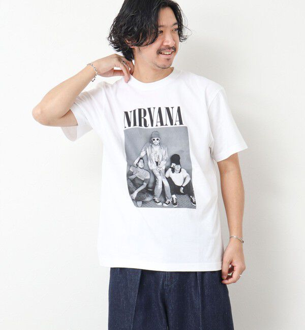NOLLEY'S goodman「【GOOD ROCK SPEED】別注 NIRVANA / ニルヴァーナ プリントTシャツ 25SS」|Tシャツ・カットソー|