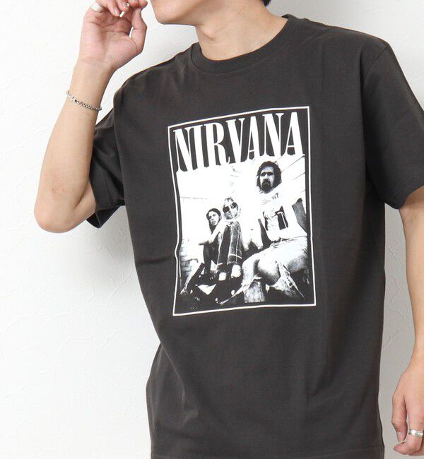 NOLLEY'S goodman「【GOOD ROCK SPEED】別注 NIRVANA / ニルヴァーナ プリントTシャツ 25SS」|Tシャツ・カットソー|