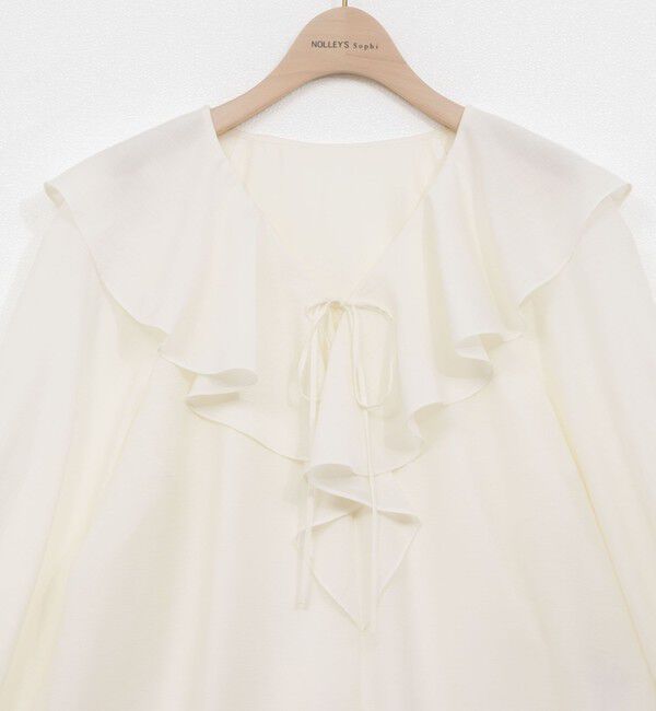 NOLLEY'S sophi「シアーラッフルブラウス」|シャツ・ブラウス|