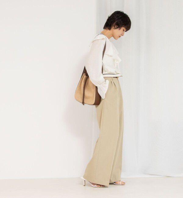 NOLLEY'S sophi「シアーラッフルブラウス」|シャツ・ブラウス|