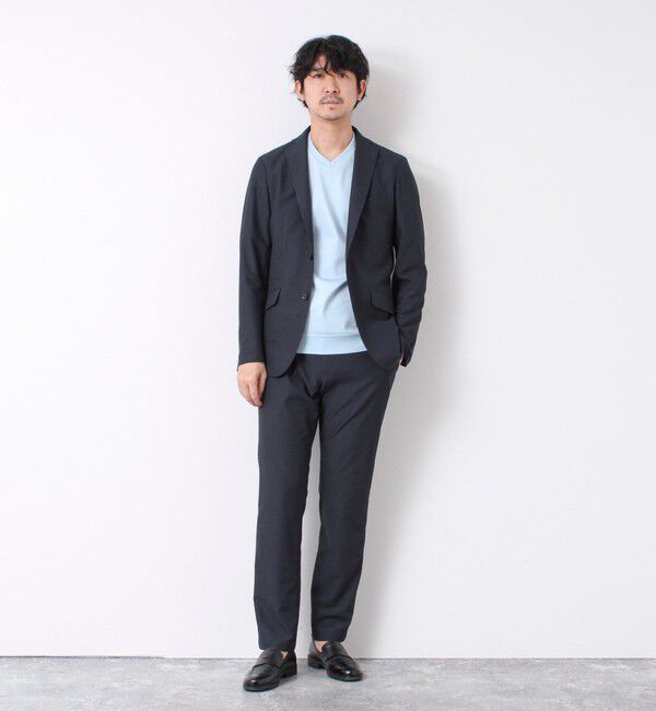 NOLLEY'S goodman「《ビジカジ対応》シルケットスムース Vネック ドレスTシャツ 25SS」|Tシャツ・カットソー|