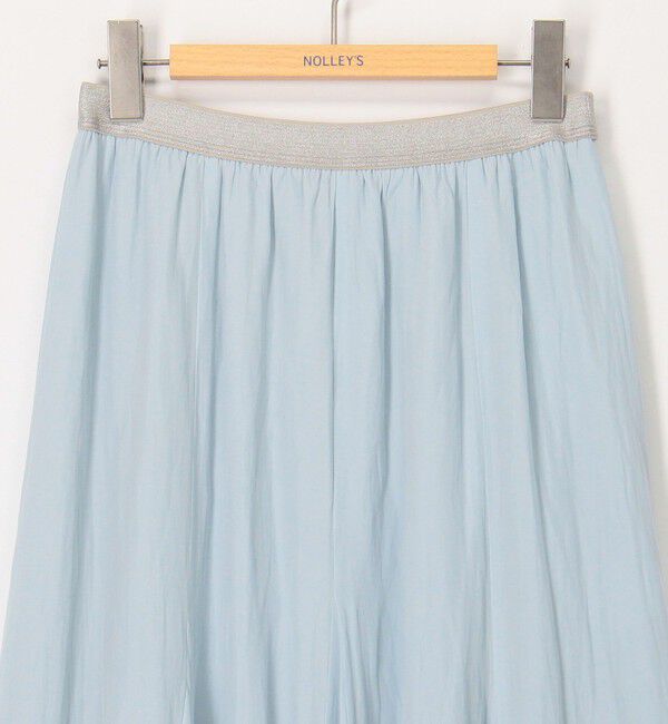 NOLLEY'S「ウォッシャブル割繊フレアスカート」|フレア|
