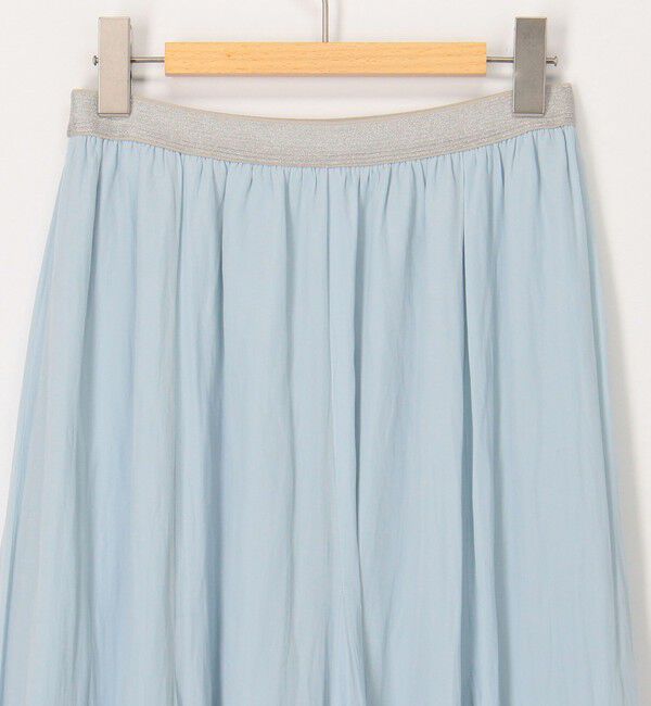 NOLLEY'S「ウォッシャブル割繊フレアスカート」|フレア|