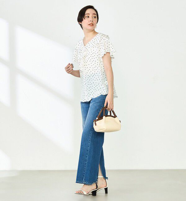 NOLLEY'S「2wayラッフル衿ブラウス」|シャツ・ブラウス|