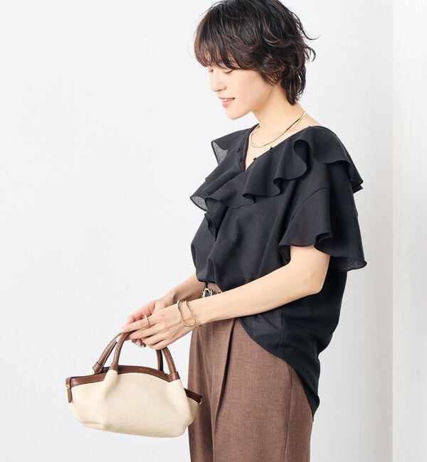 NOLLEY'S「2wayラッフル衿ブラウス」|シャツ・ブラウス|