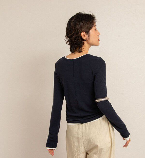 NOLLEY'S「【MAQWEL/マクウェル】レイヤードライクロンT」|Tシャツ・カットソー|