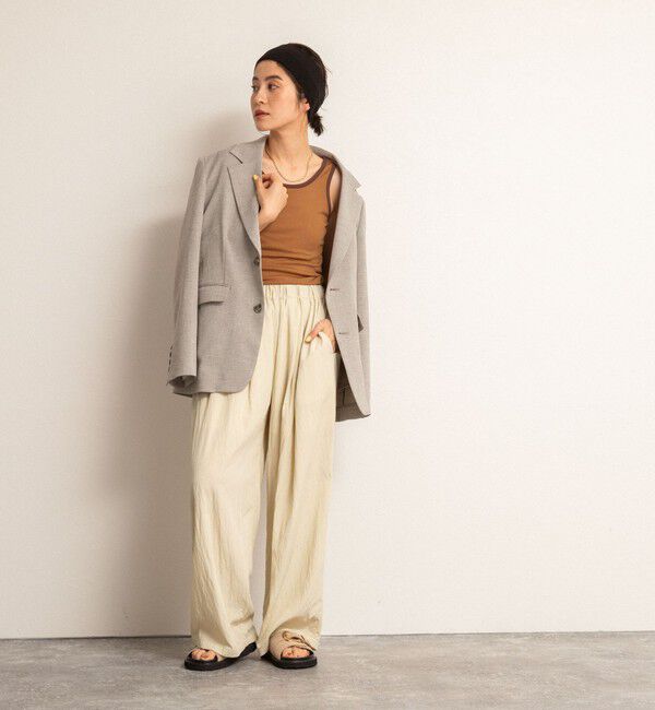 NOLLEY'S「【MAQWEL/マクウェル】リンガーリブタンクトップ」|タンクトップ|