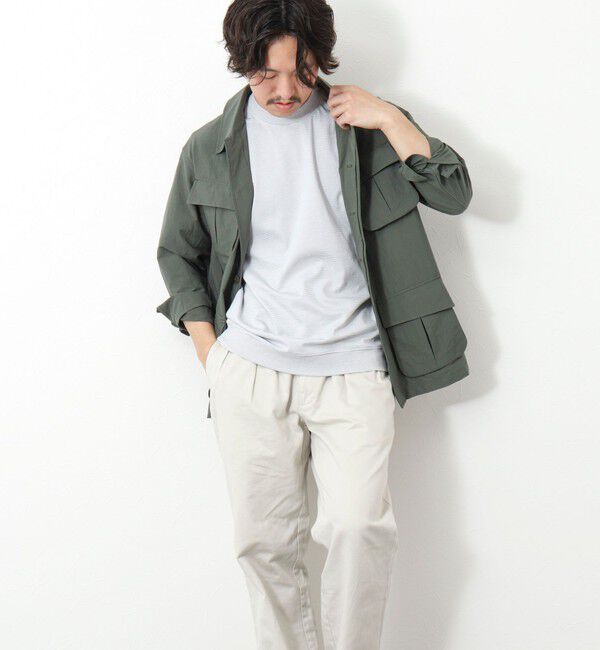 NOLLEY'S goodman「《ビジカジ対応》セミシルケットスムース ボーダードレスTシャツ 25SS」|Tシャツ・カットソー|