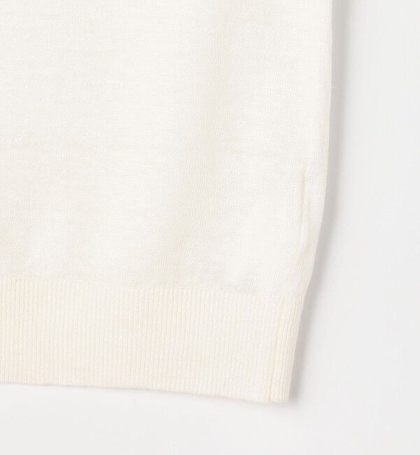 NOLLEY'S「《アンサンブル対応》《手洗い可能》フレンチリネンノースリーブプルオーバーニット」|ニット・セーター|