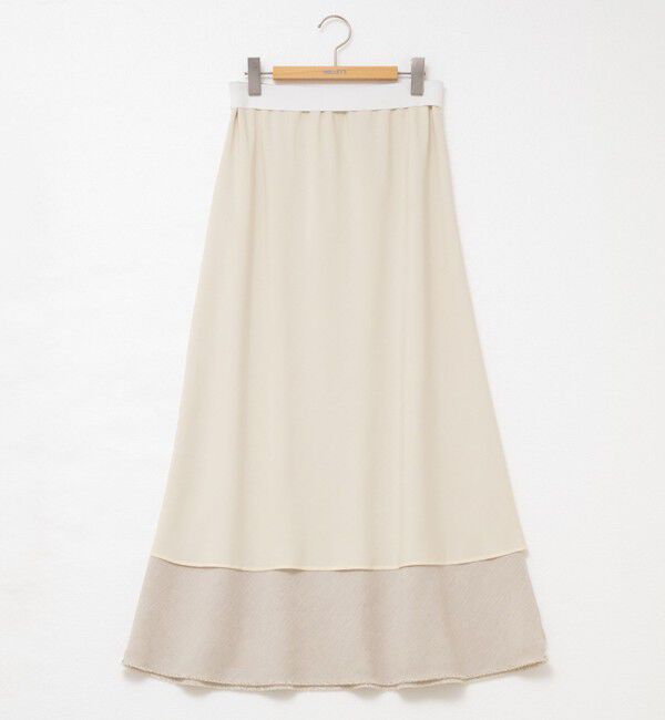 NOLLEY'S「ウォッシャブル綿麻スラブナロースカート」|スカート|