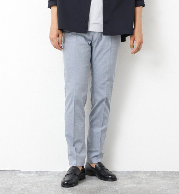 NOLLEY'S goodman「《ビジカジ対応》【COOLMOTION】シャークスキン 接触冷感スリムフィット 25SS」|チノ|