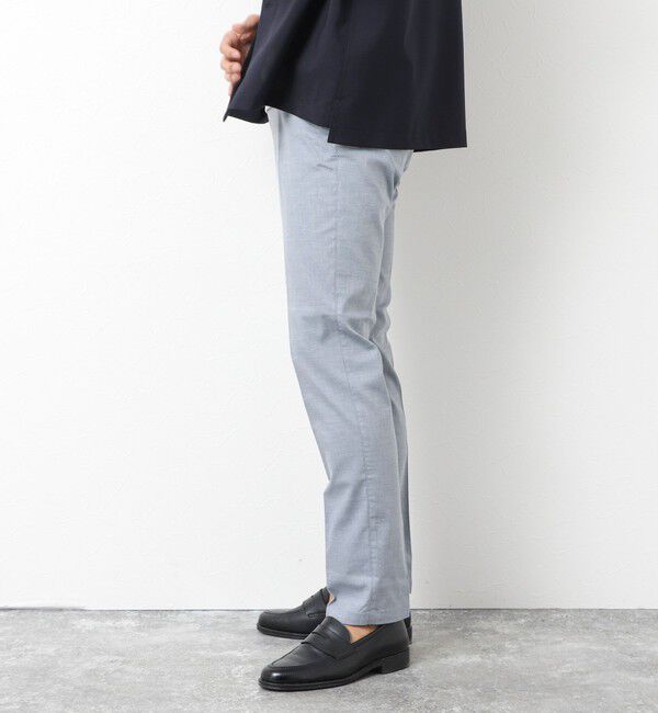 NOLLEY'S goodman「《ビジカジ対応》【COOLMOTION】シャークスキン 接触冷感スリムフィット 25SS」|チノ|