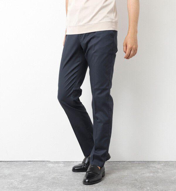 NOLLEY'S goodman「《ビジカジ対応》【COOLMOTION】シャークスキン 接触冷感スリムフィット 25SS」|チノ|