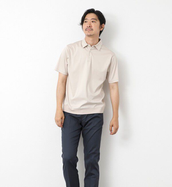 NOLLEY'S goodman「《ビジカジ対応》【COOLMOTION】シャークスキン 接触冷感スリムフィット 25SS」|チノ|