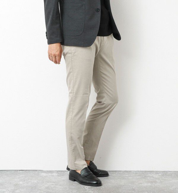 NOLLEY'S goodman「《ビジカジ対応》【COOLMOTION】シャークスキン 接触冷感スリムフィット 25SS」|チノ|