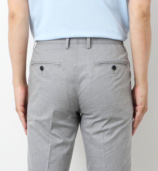 NOLLEY'S goodman「《ビジカジ対応》【COOLMOTION】シャークスキン 接触冷感スリムフィット 25SS」|チノ|