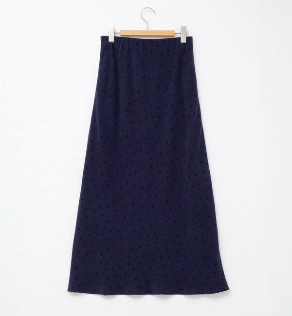 NOLLEY'S「ウォッシャブルドットプリントナロースカート」|スカート|