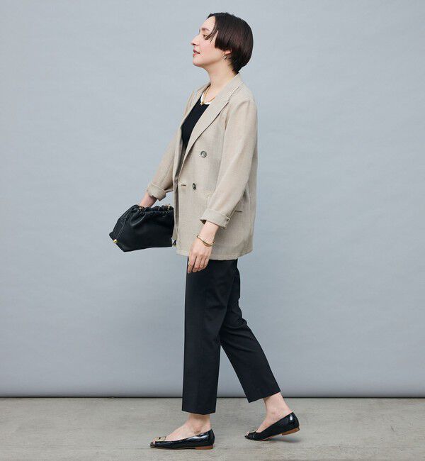 NOLLEY'S sophi「ウォッシャブルボイルシアーダブルジャケット」|テーラードジャケット|