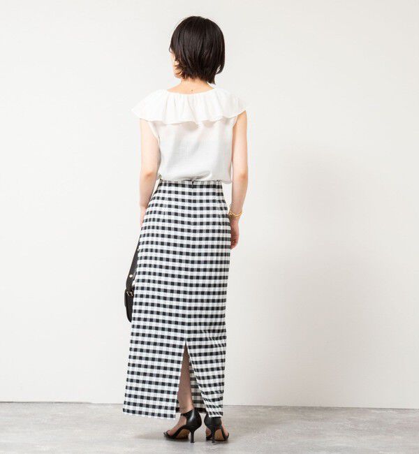 NOLLEY'S sophi「シアーラッフルノースリーブブラウス」|シャツ・ブラウス|