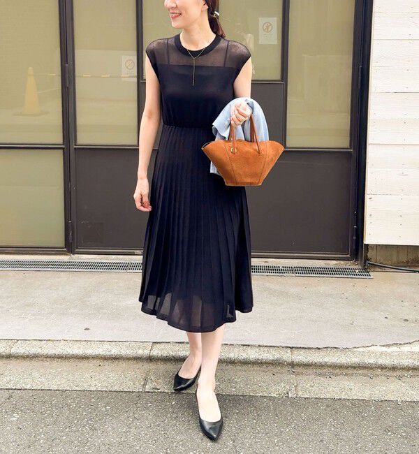 NOLLEY'S sophi「プリーツ風ニットワンピース」|ワンピース|