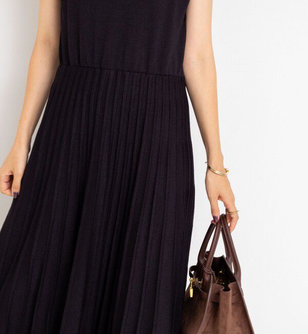 NOLLEY'S sophi「プリーツ風ニットワンピース」|ワンピース|