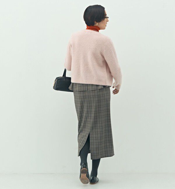 NOLLEY'S「ウォッシャブルペプラムタイトミディスカート」|タイト|