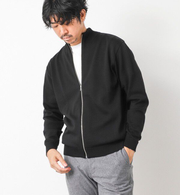 NOLLEY'S goodman「【ACTIVE SECT】《限定展開》デオドラント加工 スタンドジップカーディガン 25AW」|ニット・セーター|