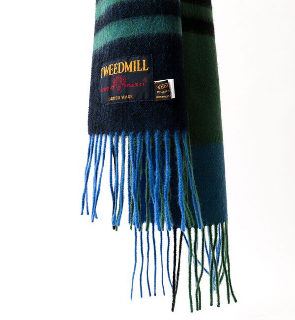 NOLLEY'S goodman「【TWEEDMILL/ツイードミル】Lambswool Muffler Check 25」|マフラー|