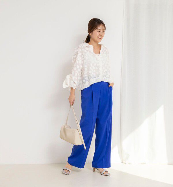 NOLLEY'S「ウォッシャブルドライツイルワイドパンツ」|その他|