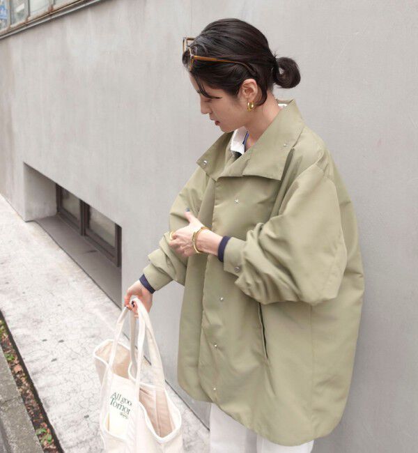 MAQWEL「【追加】【MAQWEL/マクウェル】ウォッシャブルスタンドネックコーチジャケット」|その他|