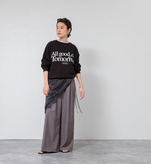 MAQWEL「【MAQWEL/マクウェル】《セットアップ対応》ウォッシャブルAgfT SWEAT」|スウェット・ジャージ|