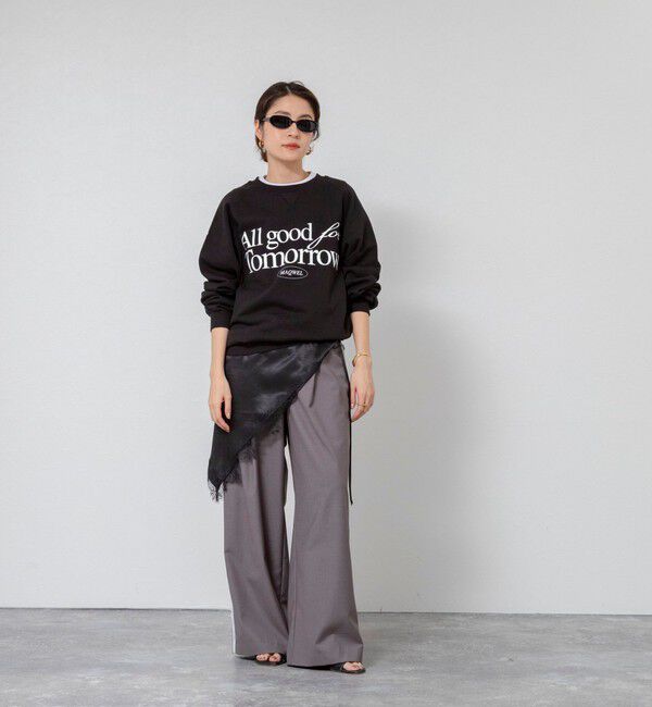 MAQWEL「【MAQWEL/マクウェル】《セットアップ対応》ウォッシャブルAgfT SWEAT」|スウェット・ジャージ|