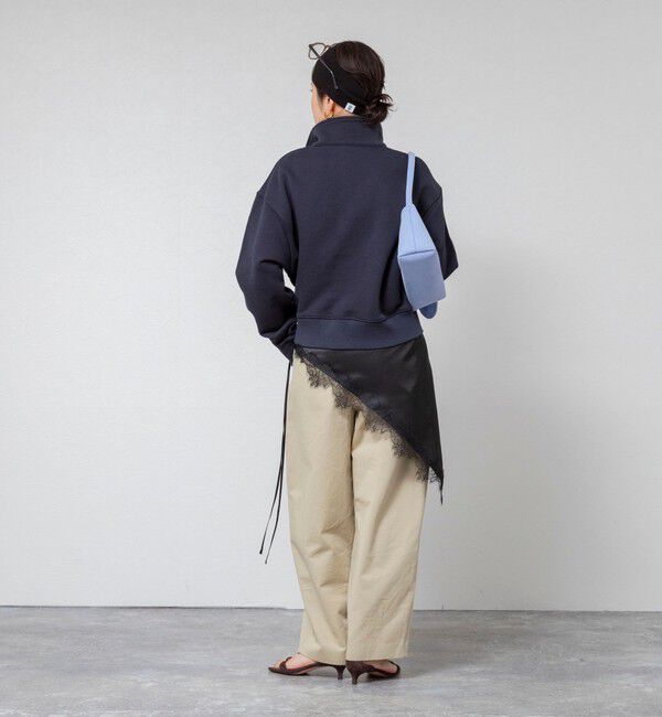 MAQWEL「【MAQWEL/マクウェル】ウォッシャブルスタンドネックスウェット」|スウェット・ジャージ|