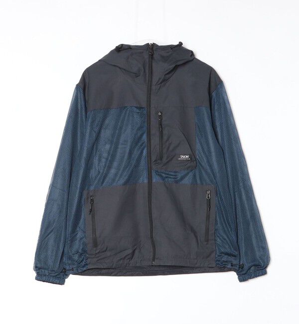 NOLLEY'S goodman「【TAION/タイオン】NON DOWN MOUNTAIN R/S W-ZIP HOOD JK 26SS」|ブルゾン・スタジャン|ネイビー