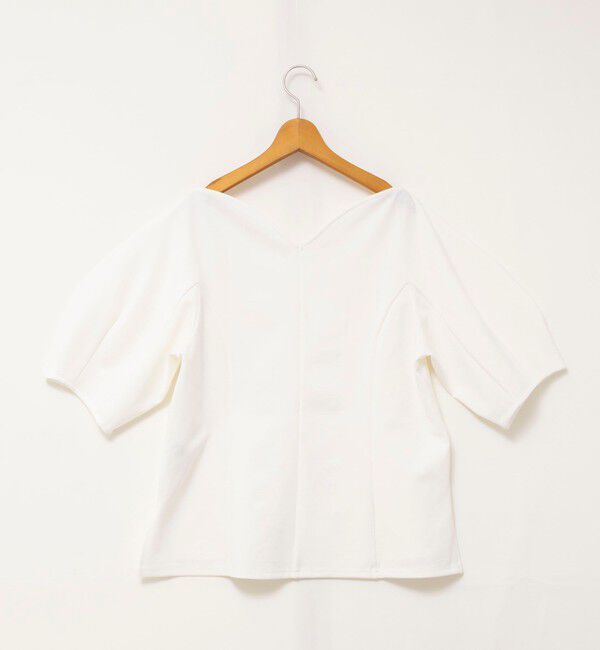 NOLLEY'S「【WEB限定】ウォッシャブルハートネックカットソー」|Tシャツ・カットソー|